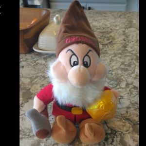 Rare Bean Bag Grumpy Plush Doll